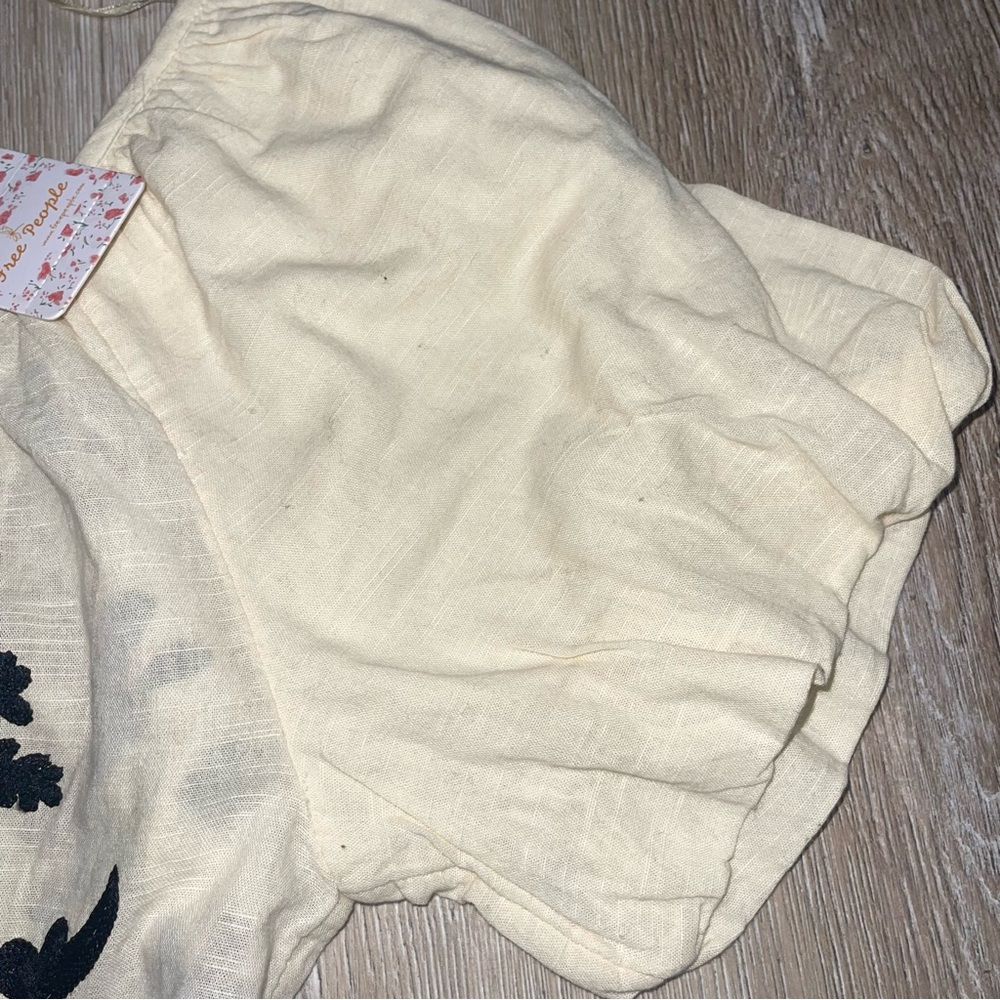 Free People Women’s Fiona Embroidered Mini Dress Ivory Combo Boho Size Small - Picture 6 of 16